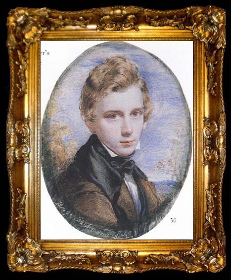 framed  George Richmond Self-Portrait, ta009-2